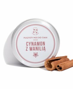 mus do ciała cynamon i wanilia