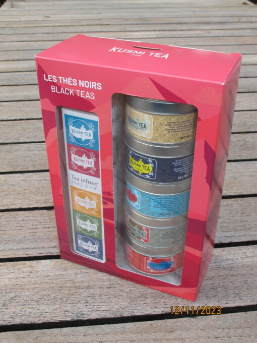 Kusmi Tea zestaw 5 czarnych herbat