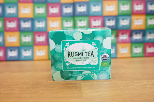 Kusmi Tea herbata zielona Cucumber-mint green tea w saszetkach